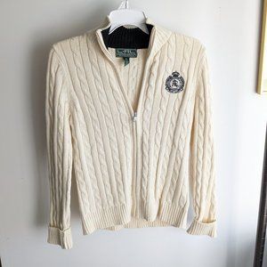 Ralph Lauren monogram sweater - size M